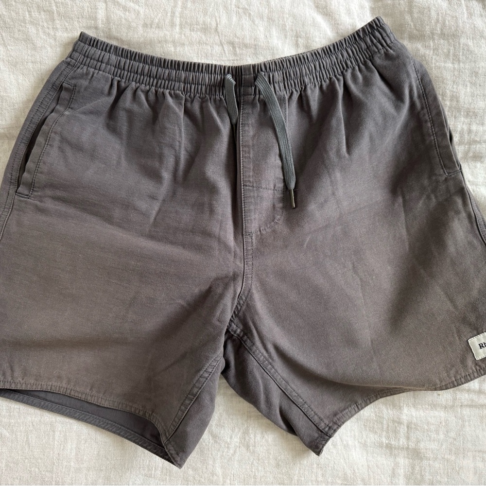 Rhythm Charcoal Elastic Waist Shorts